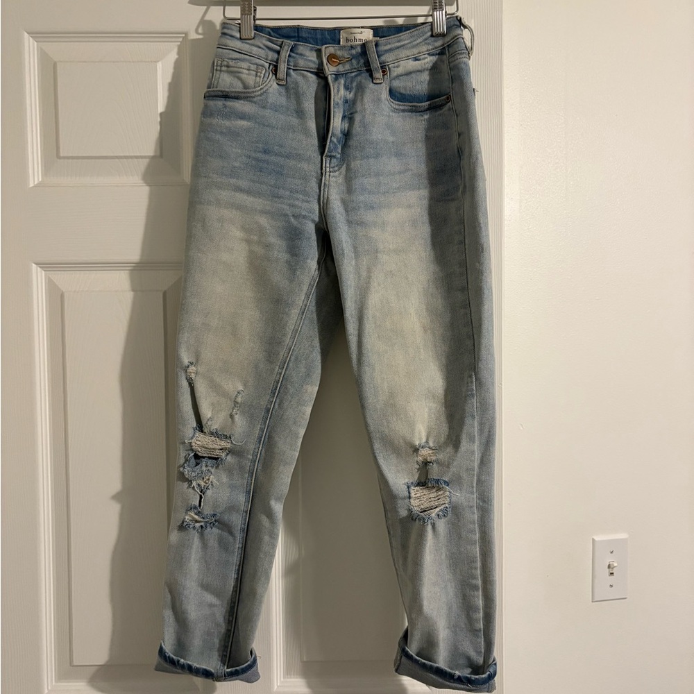Bohme Light Blue Distressed Jeans